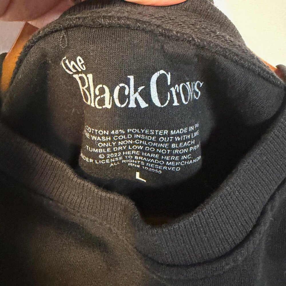 Black Crowes Sweatshirt L Unisex Graphic Band Rock Pullover Vintage Style - Picture 2 of 6